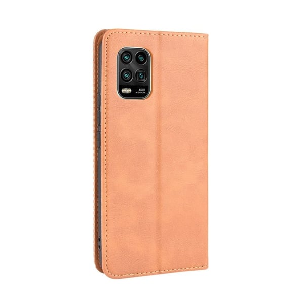 Bofink Vintage Xiaomi Mi 10 Lite 5G / Mi 10 Youth 5G læder etui - Brun