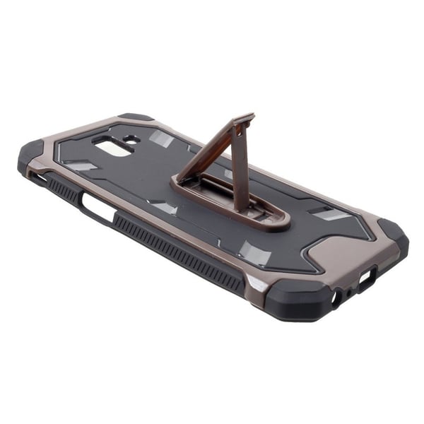 Samsung Galaxy J6 Plus (2018) robust kombo fodral - Kaffe