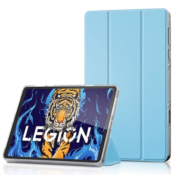 Tri-fold skinnstativveske for Lenovo Legion Y700 - Himmelblå