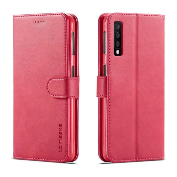 LC IMEEKE Samsung Galaxy A7 beskyttelses deksel av syntetisk skinn - rose
