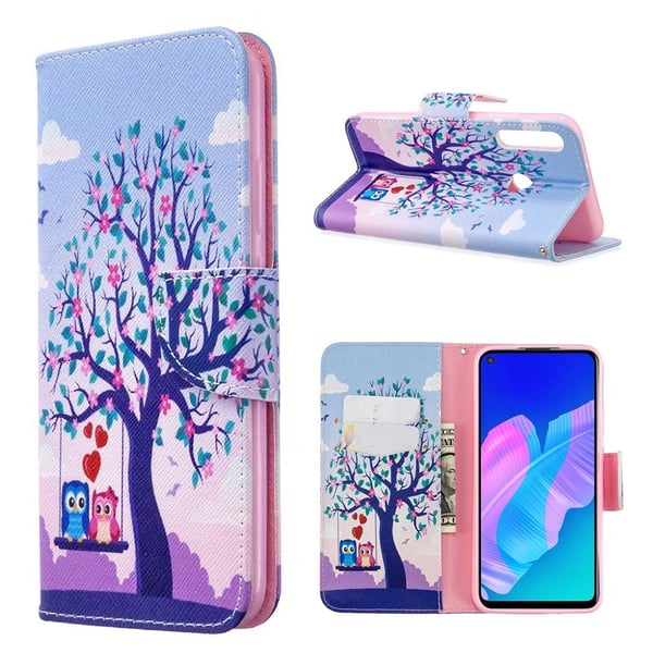 Wonderland Huawei P40 Lite E kotelot - Puu ja Pöllöt