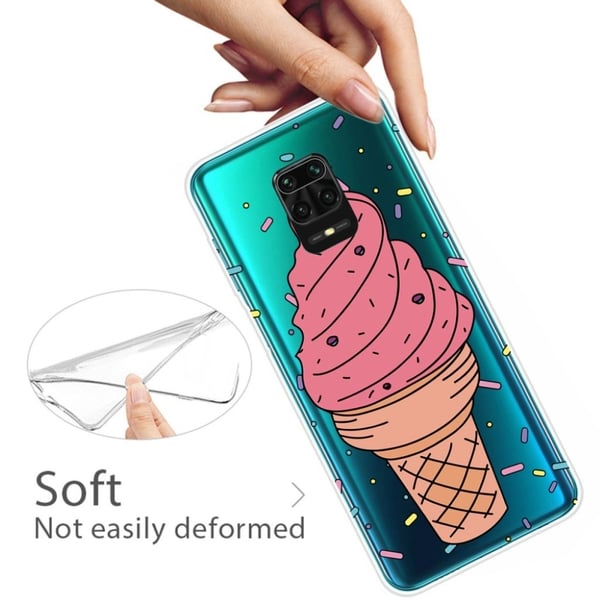 Deco Xiaomi Redmi Note 9 Pro / Note 9S / 9 Pro Max Cover - Rød is