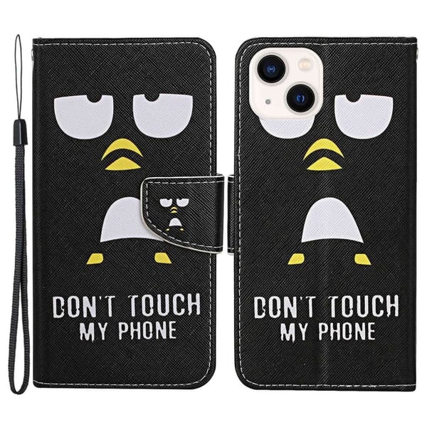 Wonderland iPhone 14 Pro flip etui - Pingvin