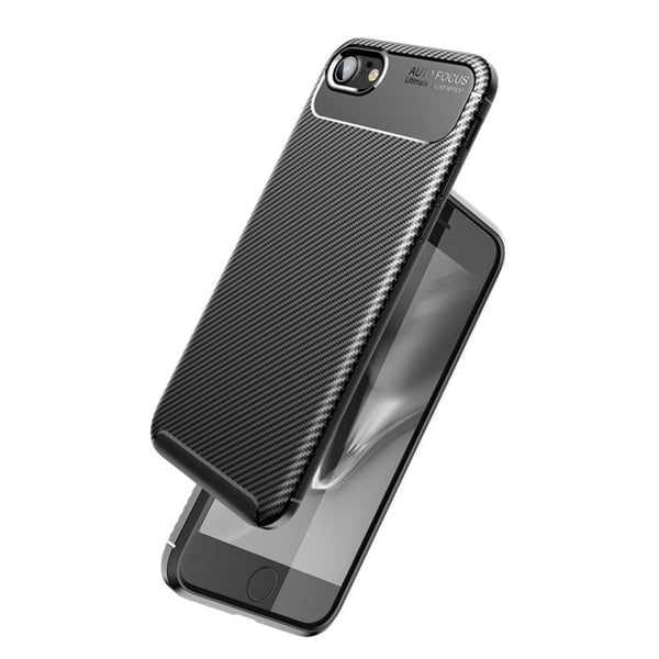 Carbon Shield iPhone SE 2020 kuoret - Musta