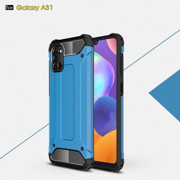 Armour Guard Cover - Samsung Galaxy A31 - Babyblå