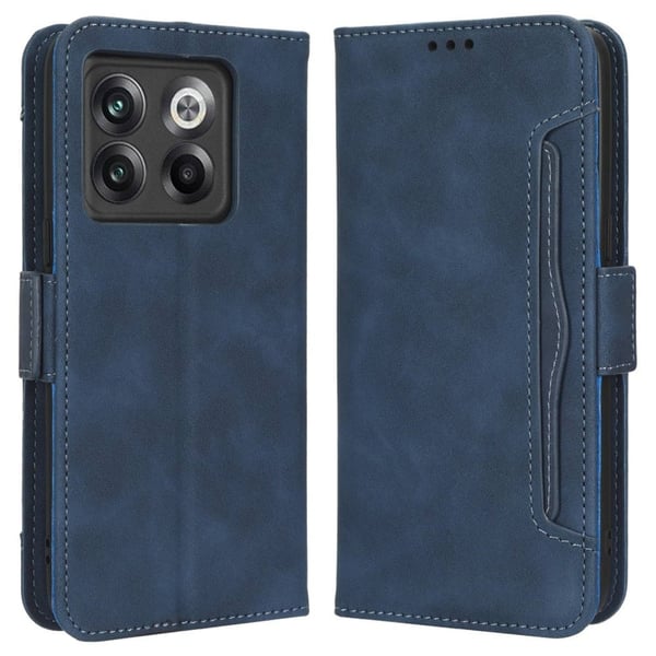 Stilig Læretui med Lommebok til OnePlus Ace Pro / 10t - Blå