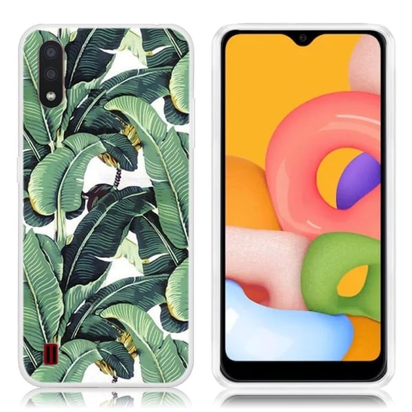 Deco Samsung Galaxy A01 Etui - Løv