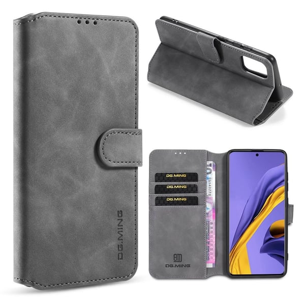 DG.Ming Retro Samsung Galaxy A71 5G fodral - Silver/Grå DG.Ming Retro Samsung Galaxy A71 5G fodral - Silver/Grå