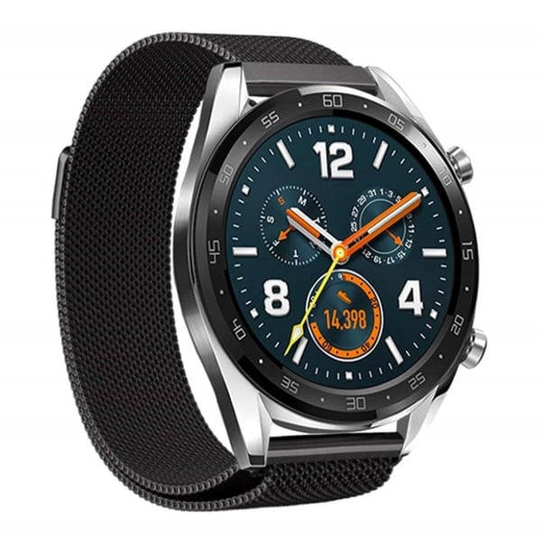 Huawei Watch Gt Milanese Rustfritt Stål Klokkerem - Svart Huawei Watch Gt Milanese Rustfritt Stål Klokkerem - Svart