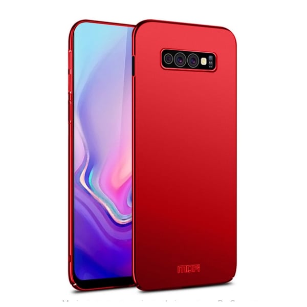 Mofi Shield Samsung Galaxy s10 e Ultra-Tynn Frostet Etui - Rød