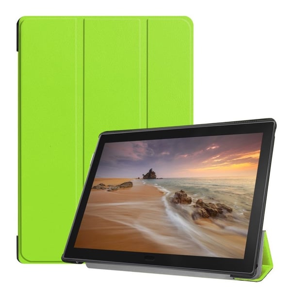 Lenovo Tab E10 Brettbart Skinnetui - Grønn