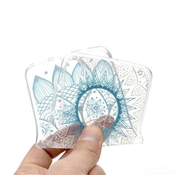 Deco Samsung Galaxy A70e Cover - Blå Mandala
