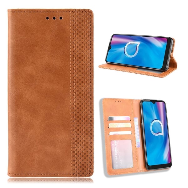 Bofink Vintage Alcatel 1S (2020) / 1V (2020) / 3L (2020) veske - Brun