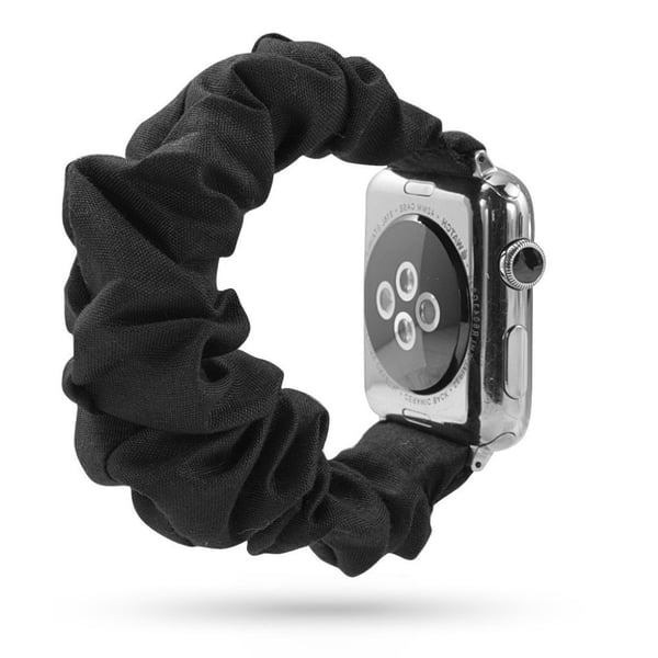 Apple Watch Series 5 44 mm klokkerem med tøymønster - Svart