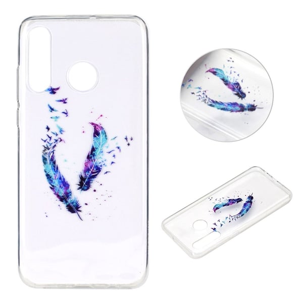 Deco Samsung Galaxy A70e deksel - Fjær og fugler Deco Samsung Galaxy A70e deksel - Fjær og fugler