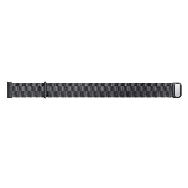 Garmin Vivoactive 4S rustfritt stål webbing watch band - Svart