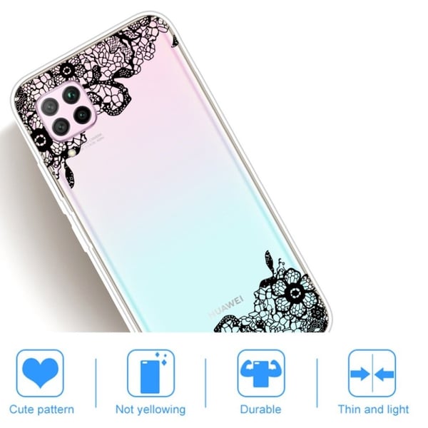 Deco Huawei P40 Lite / Nova 6 SE kuoret - Pitsi kukka