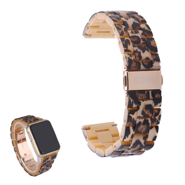 Apple Watch Series 5 40 mm armbånd med pitch-tema - Leopard