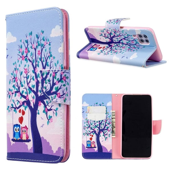 Wonderland Huawei P40 Lite / Nova 6 SE kotelot - Puu ja Pöllöt