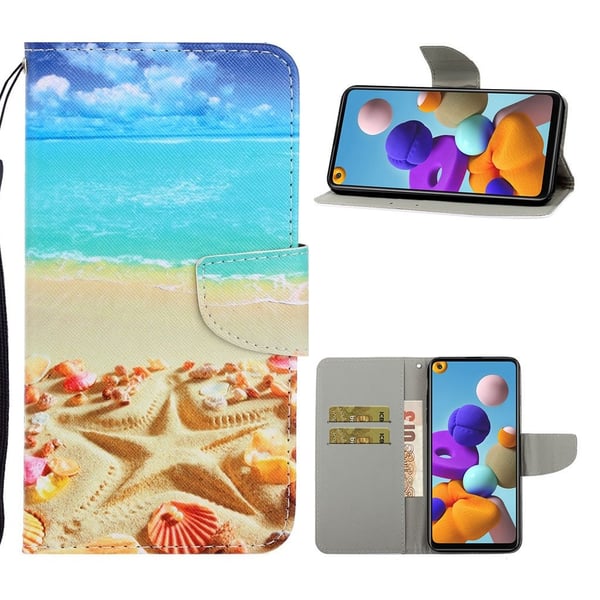 Wonderland Samsung Galaxy A21s flip-etui - Strand