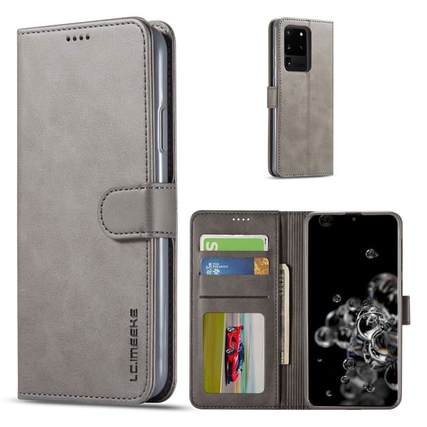 LC.IMEEKE Samsung Galaxy S20 Ultra flip etui - Grå