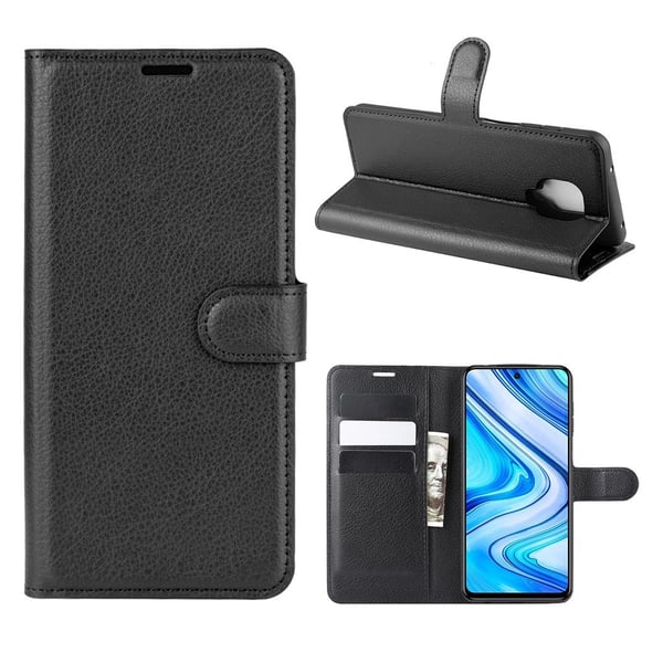 Classic Xiaomi Redmi Note 9 Pro / Note 9S / 9 Pro Max veske - Svart