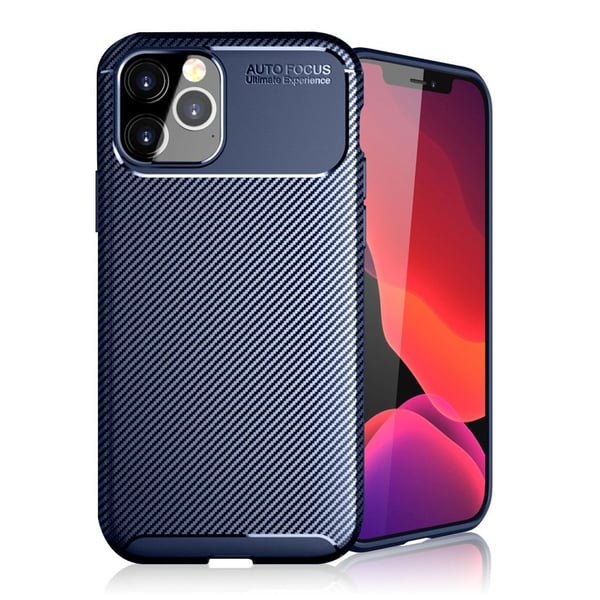 Carbon Shield iPhone 12 Pro Max deksel - Blå