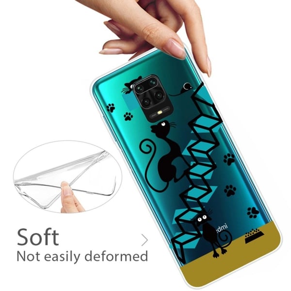 Deco Xiaomi Redmi Note 9 Pro / Note 9S / 9 Pro Max Cover - Katte Fodaftryk