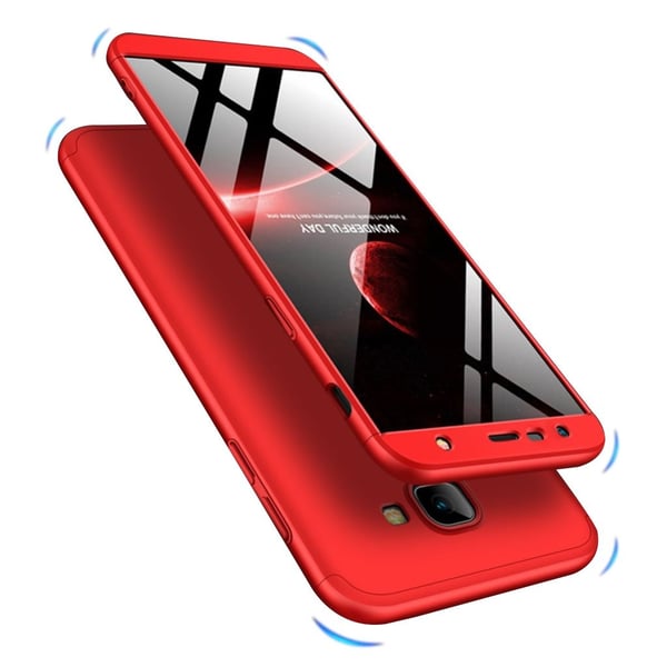 Gkk Samsung Galaxy J4 Plus (2018) Löstagbar Matt Fodral - Matt Röd Gkk Samsung Galaxy J4 Plus (2018) Löstagbar Matt Fodral - Matt Röd