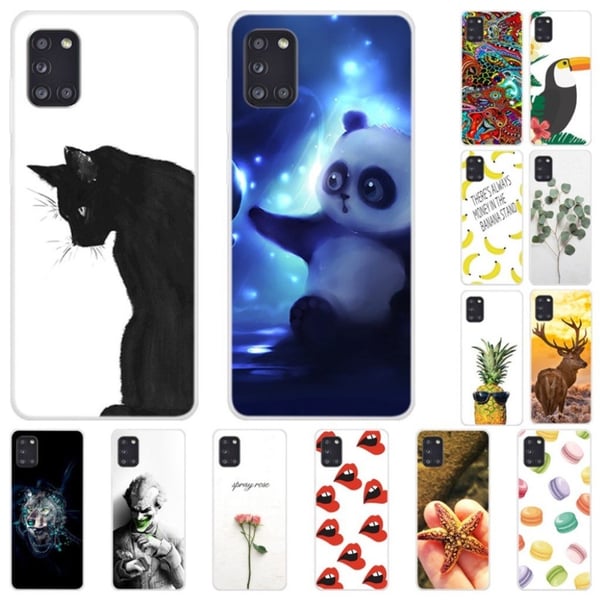 Deco Samsung Galaxy A31 Cover - Macarons
