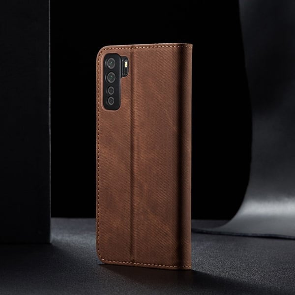 Jeans Huawei P40 Lite 5G flip etui - Brun