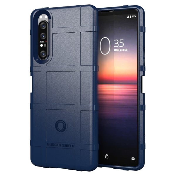 Rugged Shield Cover - Sony Xperia 1 II - Blå