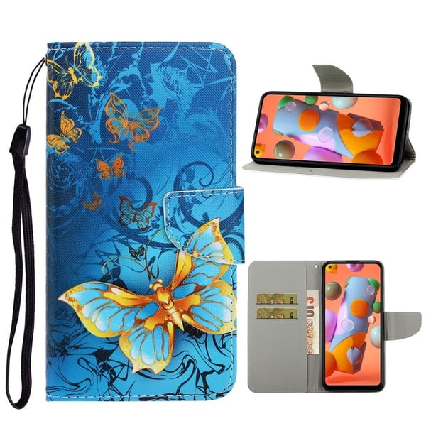 Wonderland Huawei P40 Lite E flip etui - Sommerfugle