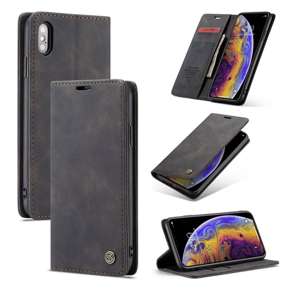 Caseme iPhone Xs Max Støtabsorberende Skinnetui - Svart