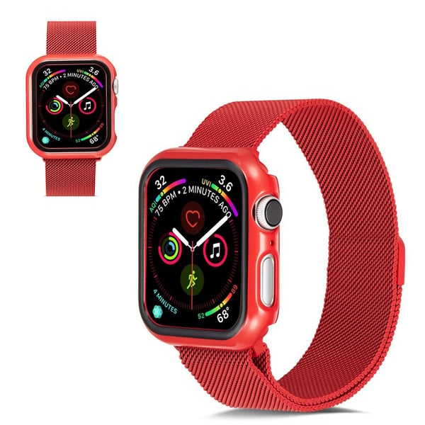 Apple Watch Series 5 40 mm blank, slitesterk kasse - Rød