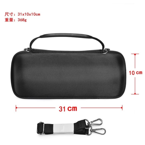Jbl PUlse 3 / Charge 3 Støtdempende Hardt Etui - Svart