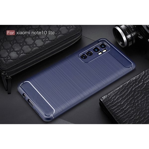 Carbon Flex kuoret Xiaomi Mi Note 10 Lite - Sininen