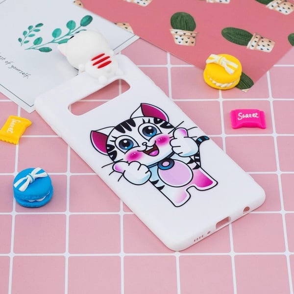 Samsung Galaxy S10 3D Suloinen nukke kuosi suojakotelo - Tiikeri