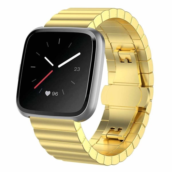 Fitbit Versa rustfrit stål Urrem - Guld Fitbit Versa rustfrit stål Urrem - Guld