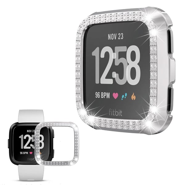 Fitbit Versa cool rombisk ram - Silver