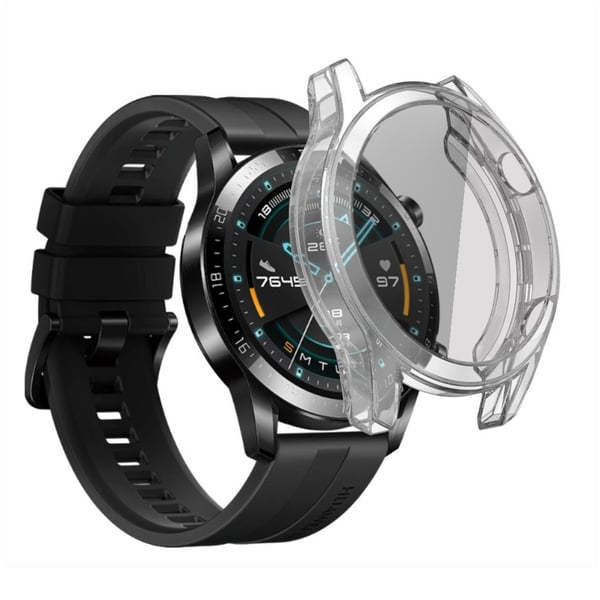 Huawei Watch GT 2 46mm galvanisert Etui - Gjennomsiktig Huawei Watch GT 2 46mm galvanisert Etui - Gjennomsiktig