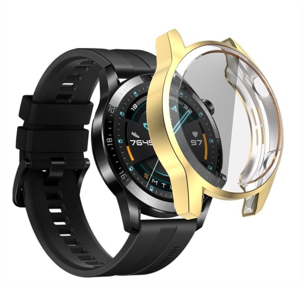 Huawei Watch GT 2 46mm galvanisert Etui - Gold Huawei Watch GT 2 46mm galvanisert Etui - Gold