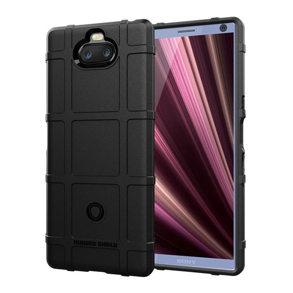 Sony Xperia 10 Plus iskunvaimennuskotelo - Musta