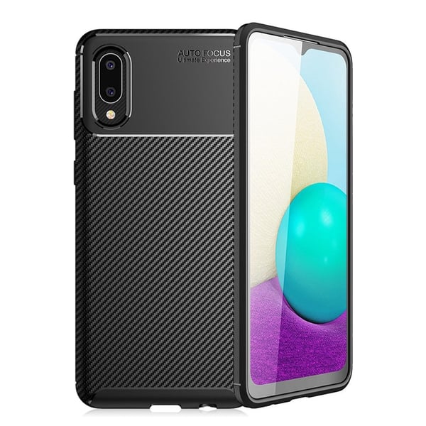 Carbon Shield Samsung Galaxy A02 Etui - Svart