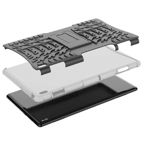 Lenovo Tab E10 Slitesterk Hybrid Etui - Hvit