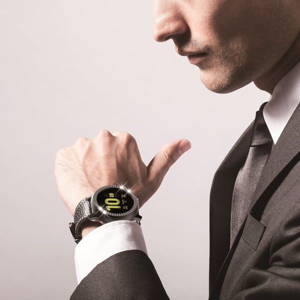 Samsung Galaxy Watch Active 2 - 40mm elegant rombe ramme - Svart