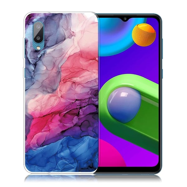 Marble Samsung Galaxy M02 / A02 Etui - Aqueous Vibrant Mønster