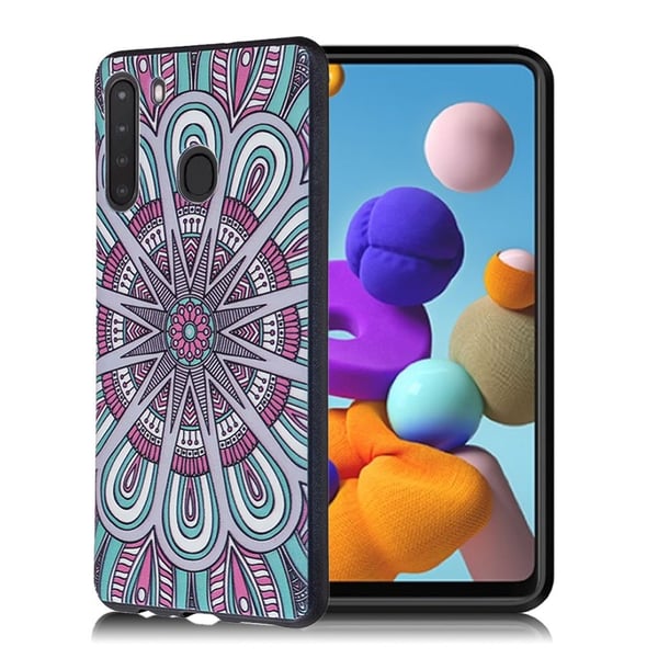 Imagine Samsung Galaxy A21 deksel - Symmetrisk Mønster Imagine Samsung Galaxy A21 deksel - Symmetrisk Mønster