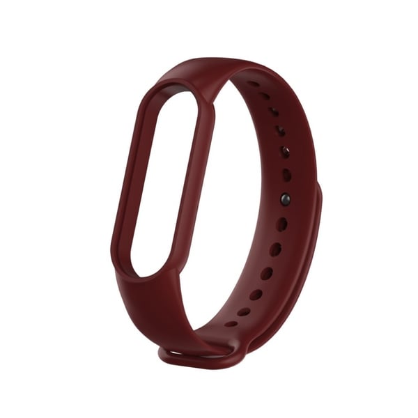 Xiaomi Mi Band 5 silikone urrem - Vinrød