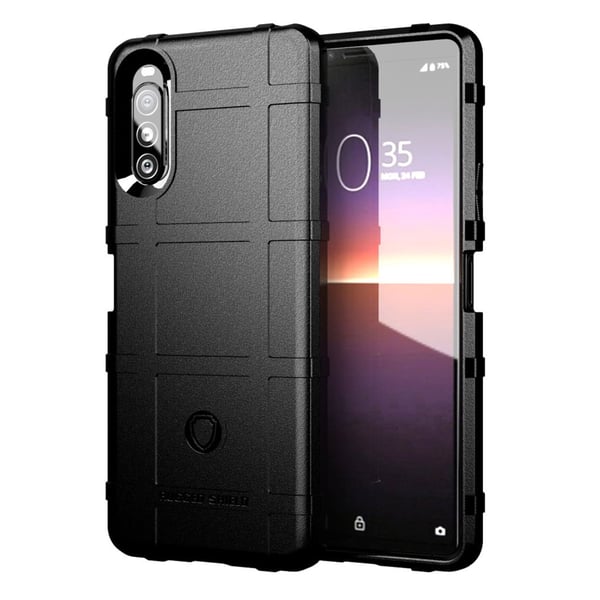 Rugged Shield Sony Xperia 10 II deksel - Svart Rugged Shield Sony Xperia 10 II deksel - Svart